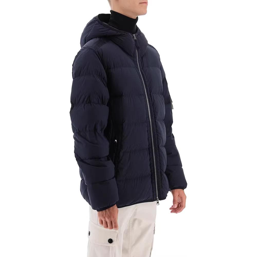 STONE ISLAND FW24 Nylon Down-TC Logo Hooded Puffer Jacket Navy Unisex 811543128-V0020 圖 4