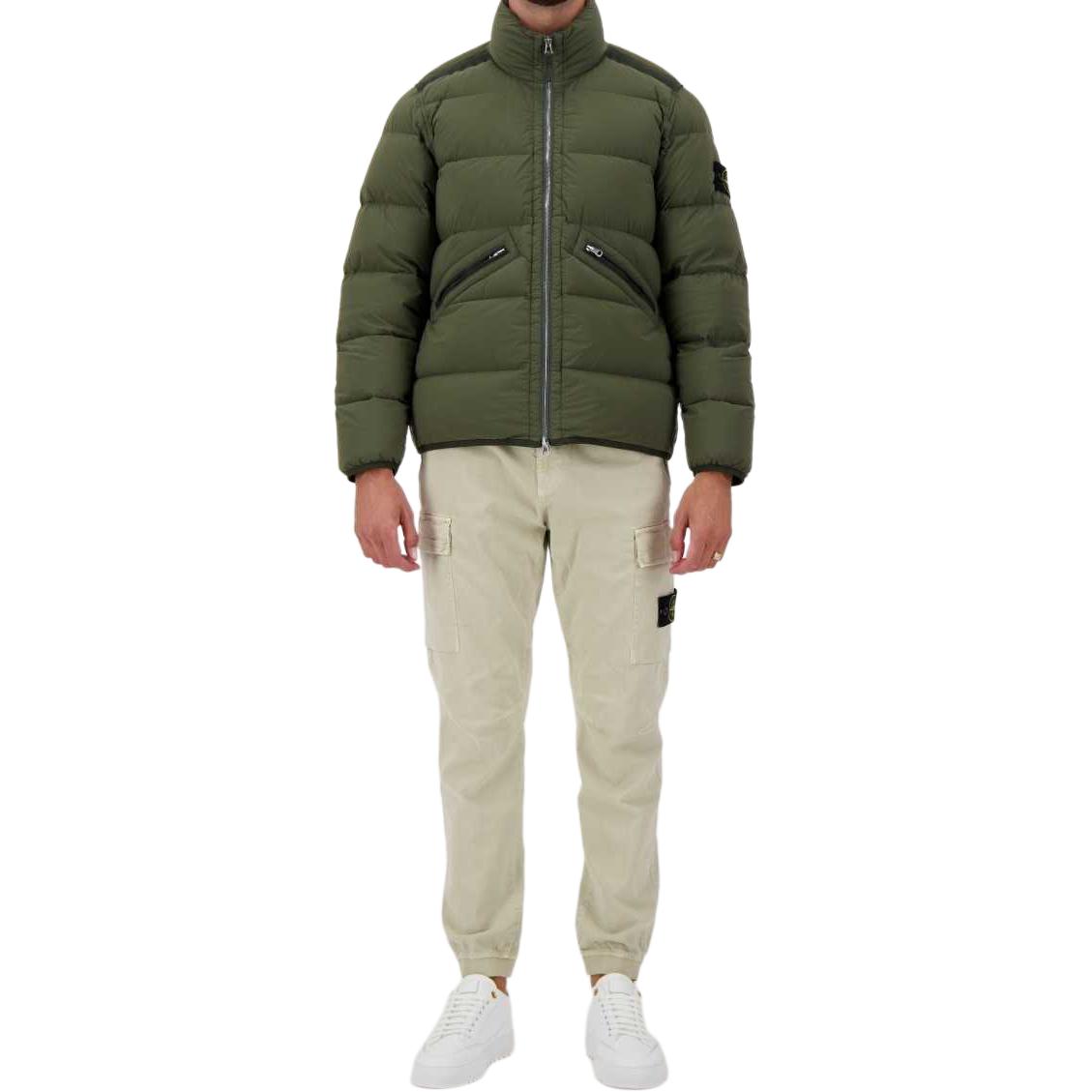 Purchase 스톤아일랜드 FW24 나일론 다운-TC 밀리터리 그린 유니섹스 패딩 재킷 811543028-V0059