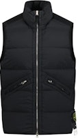 STONE ISLAND FW24 Nylon Down Vest Black - Unisex Water-Repellent Winter Gilet 8115G0828-V0029 STONE ISLAND FW24 Nylon Down Vest Black - Unisex Water-Repellent Winter Gilet 8115G0828-V0029