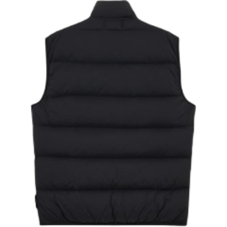 Lookbook STONE ISLAND FW24 Chaleco Negro Unisex Impermeable Invierno Nylon Acolchado 8115G0828-V0029