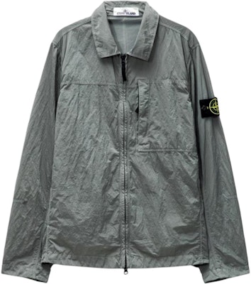 스톤아일랜드 FW24 나일론 메탈 배지 지퍼 셔츠 자켓 그레이 아우터웨어 811511819-V0060 Order 스톤아일랜드 FW24 나일론 메탈 배지 지퍼 셔츠 자켓 그레이 아우터웨어 811511819-V0060