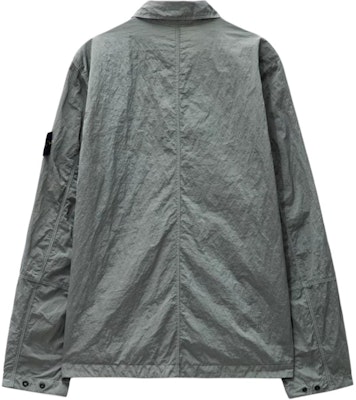 스톤아일랜드 FW24 나일론 메탈 배지 지퍼 셔츠 자켓 그레이 아우터웨어 811511819-V0060 Lookbook 스톤아일랜드 FW24 나일론 메탈 배지 지퍼 셔츠 자켓 그레이 아우터웨어 811511819-V0060