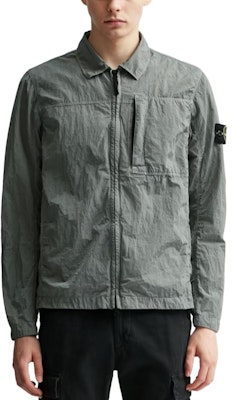 스톤아일랜드 FW24 나일론 메탈 배지 지퍼 셔츠 자켓 그레이 아우터웨어 811511819-V0060 Shop 스톤아일랜드 FW24 나일론 메탈 배지 지퍼 셔츠 자켓 그레이 아우터웨어 811511819-V0060