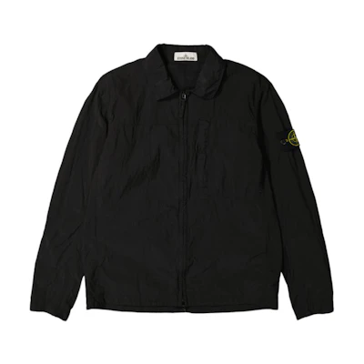 STONE ISLAND FW24 Nylon Metal Jacket Black Long Sleeve Spring Autumn Coat. 811511819-V0029