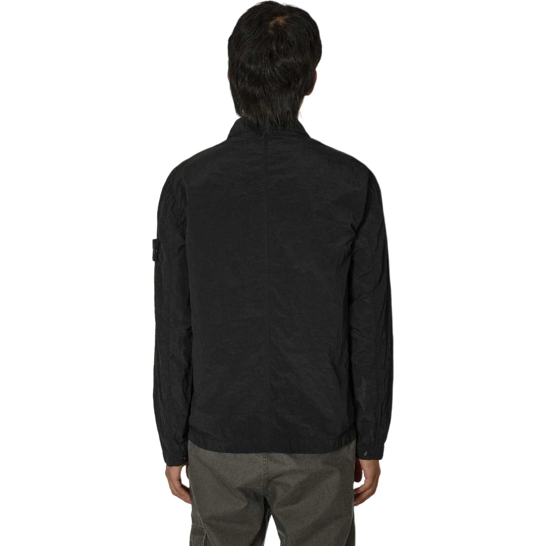 STONE ISLAND FW24 Nylon Metal Jacket Black  Long Sleeve Spring Autumn Coat. 811511819-V0029 圖 5