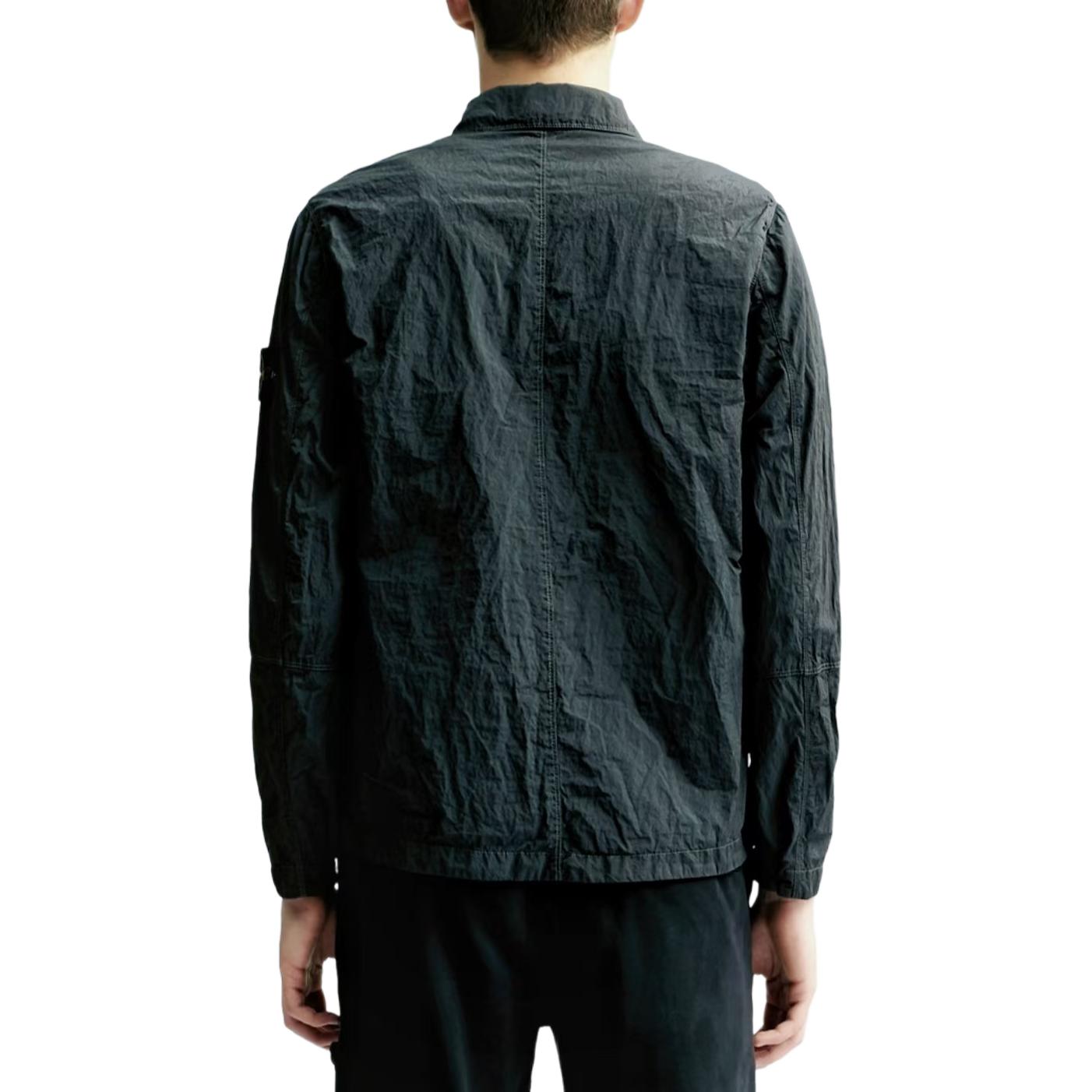 Stone Island FW24 Nylon Metal Zip Jacket Long-Sleeve Shirt Grey Mens Outerwear 811511819-V0062 圖 4