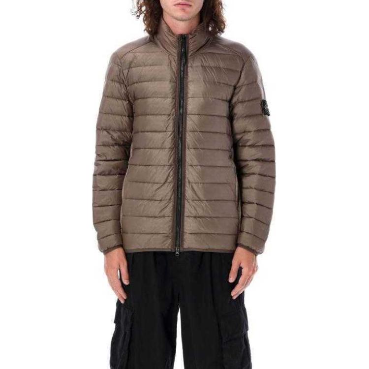 Stone Island FW24 Nylon Solid Color Zip-Up Slim Fit Jacket Brown () 811542924-V0075 圖 4
