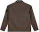 Lookbook STONE ISLAND FW24 Jaket Coklat Kapas Organik Lengan Patch Logo Zip. 811512808-V0075
