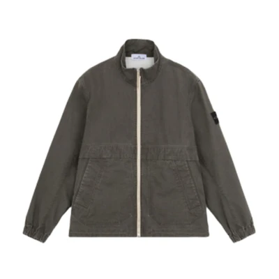 Stone Island FW24 Panama Recycled Oxide Plating Badge Jacket Unisex - Lead Grey 8115460T1-V0062