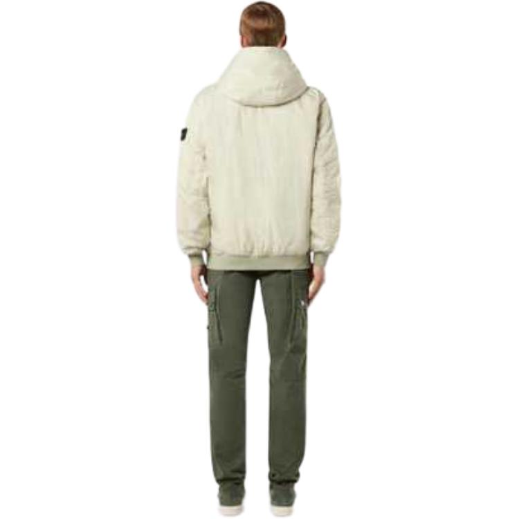 Stone Island FW24 PrimaLoft-TC® Nylon Hooded Logo Windproof Waterproof Jacket Beige 811540823-V0097 圖 6