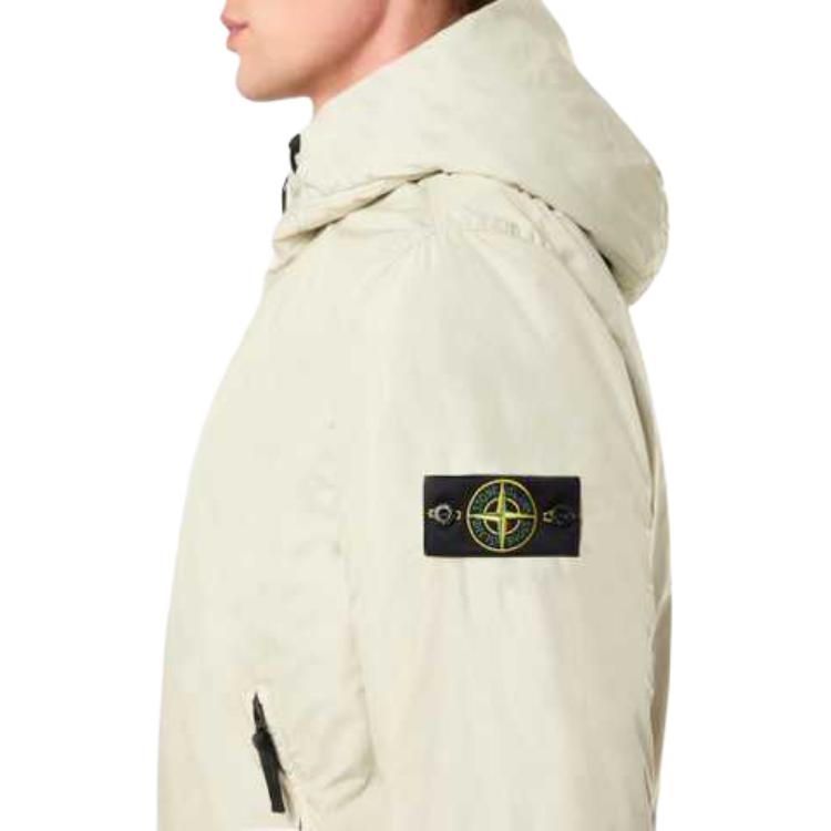 Stone Island FW24 PrimaLoft-TC® Nylon Hooded Logo Windproof Waterproof Jacket Beige 811540823-V0097 圖 7