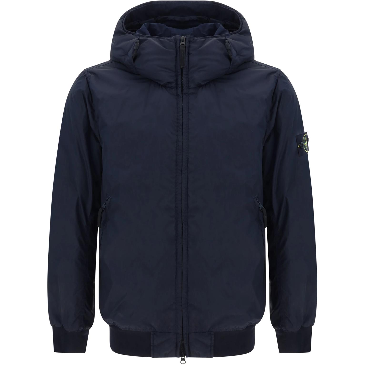Stone Island FW24 Primaloft® Recycled Nylon Waterproof Windproof Jacket Blue 811540823-V0020