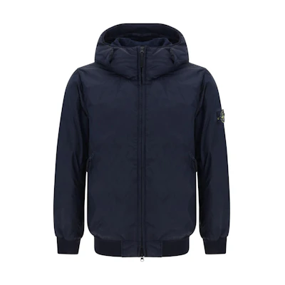 Stone Island FW24 Primaloft® Recycled Nylon Waterproof Windproof Jacket Blue 811540823-V0020