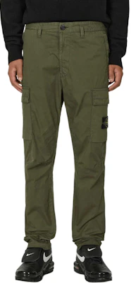 Stone Island FW24 純棉錐形工裝褲 男士麝香綠貨褲 811530410-V0059 Shop Stone Island FW24 純棉錐形工裝褲 男士麝香綠貨褲 811530410-V0059