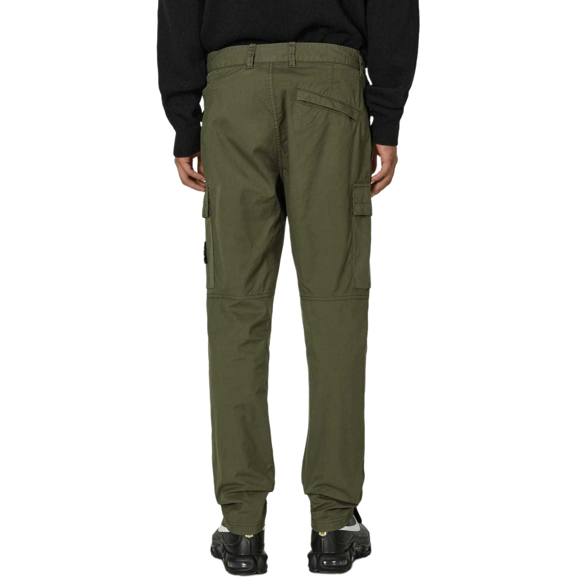 Purchase Stone Island FW24 純棉錐形工裝褲 男士麝香綠貨褲 811530410-V0059
