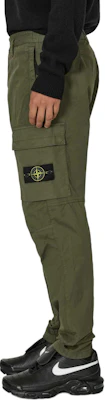 Stone Island FW24 純棉錐形工裝褲 男士麝香綠貨褲 811530410-V0059 Details for Stone Island FW24 純棉錐形工裝褲 男士麝香綠貨褲 811530410-V0059
