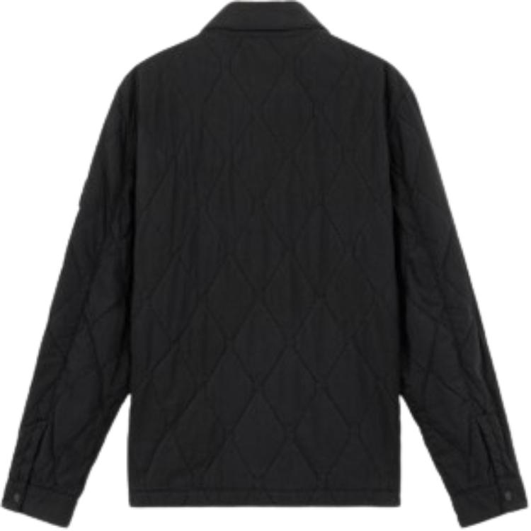 STONE ISLAND FW24 Quilted Shirt Jacket, Unisex Black Single Pocket Design. 8115Q0633-V0029 圖 3