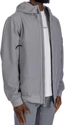 ストーンアイランド FW24 防風防水ソフトシェルパーカー ジャケット ユニセックス - グレー 8115Q0322-V0060 Purchase ストーンアイランド FW24 防風防水ソフトシェルパーカー ジャケット ユニセックス - グレー 8115Q0322-V0060