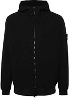 STONE ISLAND FW24 Soft Shell Badge Windproof Waterproof Hooded Fleece Jacket Black. 8115Q0322-V0029 STONE ISLAND FW24 Soft Shell Badge Windproof Waterproof Hooded Fleece Jacket Black. 8115Q0322-V0029