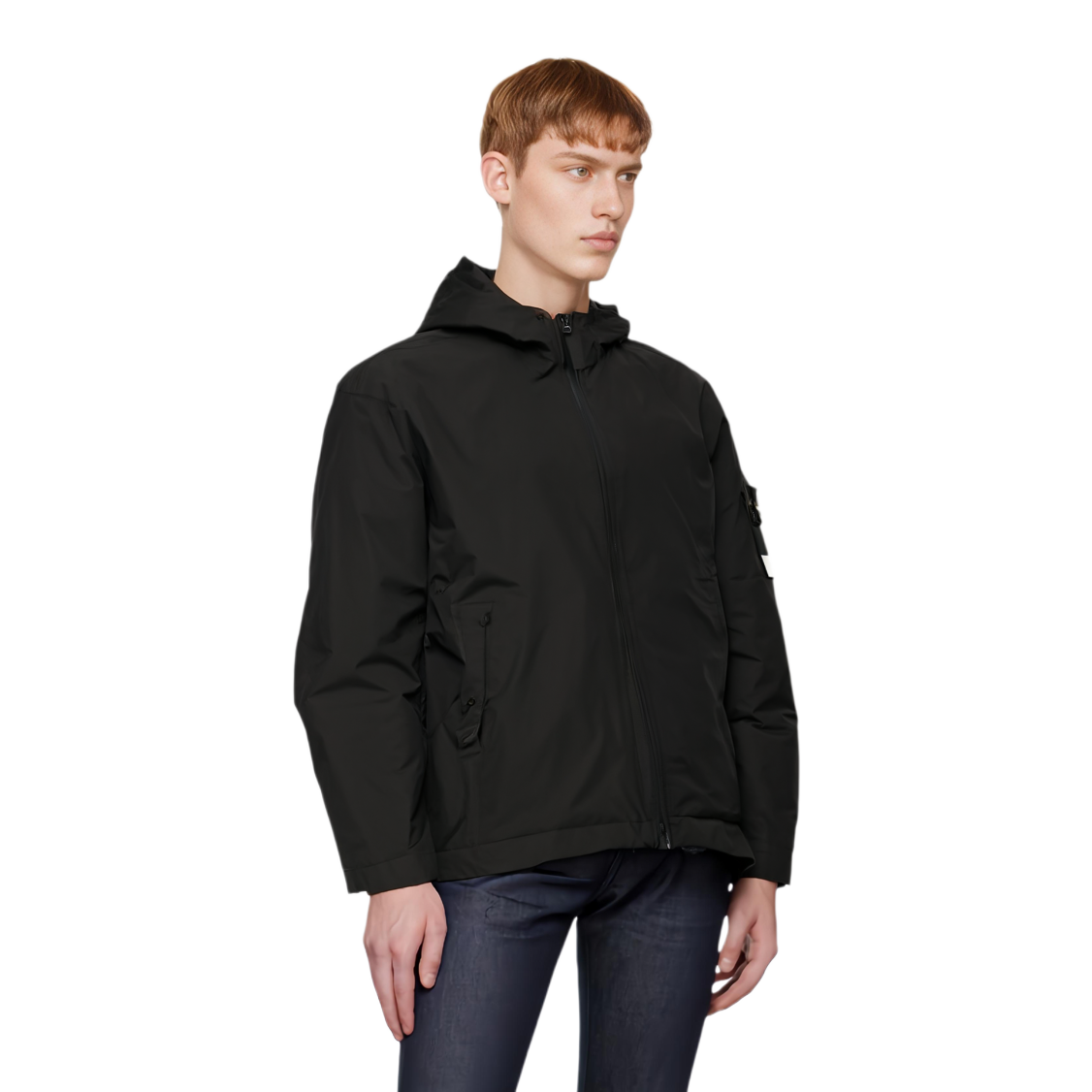 Stone Island FW24 Soft Shell Primaloft Padded Hooded Jacket Black Men. 811540627A0029 圖 5