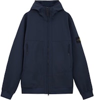 Stone Island FW24 Soft Shell Windproof Waterproof Breathable Hoodie Jacket Navy Unisex 8115Q0322-V0020 Stone Island FW24 Soft Shell Windproof Waterproof Breathable Hoodie Jacket Navy Unisex 8115Q0322-V0020
