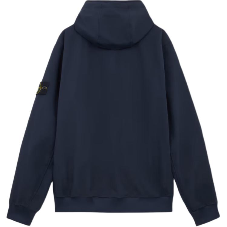 Stone Island FW24 Soft Shell Windproof Waterproof Breathable Hoodie Jacket Navy Unisex 8115Q0322-V0020 圖 3