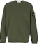 Order Stone Island FW24 Sudadera Verde Slim Fit de Manga Larga y Cuello Redondo 811562420-V0059
