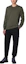 Details for Stone Island FW24 Sudadera Verde Slim Fit de Manga Larga y Cuello Redondo 811562420-V0059
