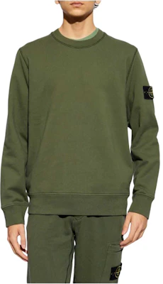 STONE ISLAND FW24 Sudadera Verde Unisex con Logo y Puños Acanalados. 811563051-V0059 Lookbook STONE ISLAND FW24 Sudadera Verde Unisex con Logo y Puños Acanalados. 811563051-V0059