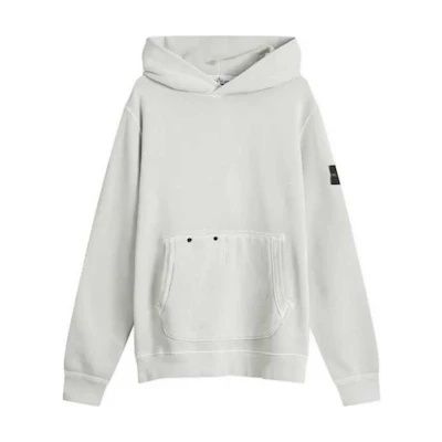 Stone Island FW24 Washed Pullover Hoodie Grey Sweatshirt 811561041-V0160