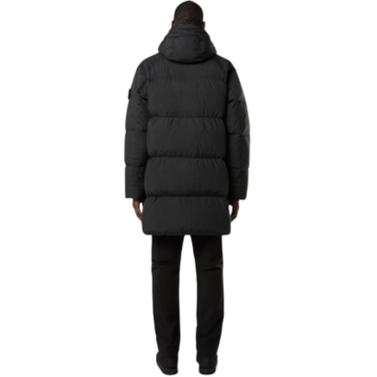 STONE ISLAND FW24 Water-Resistant Hooded Zipped Down Jacket Unisex Black 811570123-V0029 圖 5