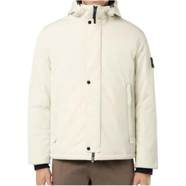 Stone Island FW24 White Hooded Puffer Jacket Windproof Water-Resistant  Coat 811543426-V0097 圖 3