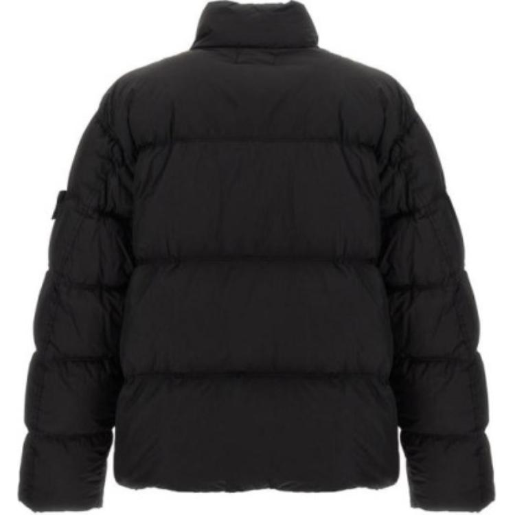 Stone Island FW24 Windproof Waterproof Quilted Down Jacket Black  Outerwear 811540123-V0029 圖 3