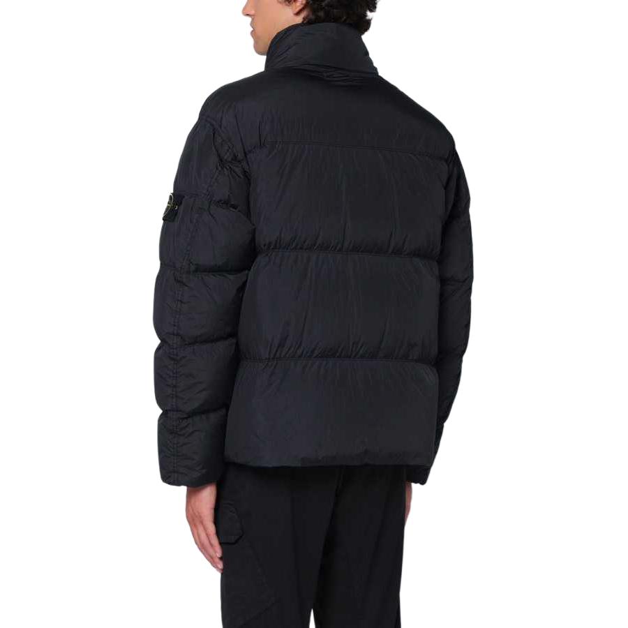 Stone Island FW24 Windproof Waterproof Quilted Down Jacket Black  Outerwear 811540123-V0029 圖 5