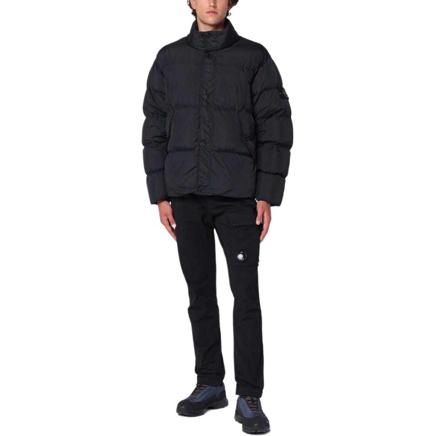 Stone Island FW24 Windproof Waterproof Quilted Down Jacket Black  Outerwear 811540123-V0029 圖 6