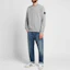 Purchase STONE ISLAND Garment Dyed Compass Patch Crewneck Sweatshirt Grey Mens 711562720-V0M64