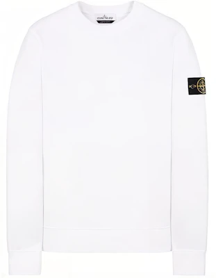 Stone Island Garment Dyed Sweatshirt Putih Kompas Patch Klasik. 741563051-V0001 Order Stone Island Garment Dyed Sweatshirt Putih Kompas Patch Klasik. 741563051-V0001