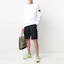 Shop Stone Island Garment Dyed Sweatshirt Putih Kompas Patch Klasik. 741563051-V0001