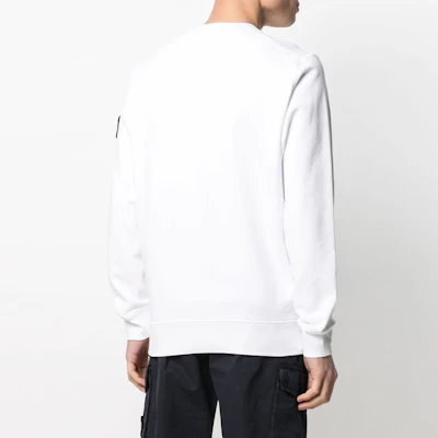 Stone Island Garment Dyed Sweatshirt Putih Kompas Patch Klasik. 741563051-V0001 Purchase Stone Island Garment Dyed Sweatshirt Putih Kompas Patch Klasik. 741563051-V0001