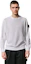Sizing Stone Island Garment Dyed Sweatshirt Putih Kompas Patch Klasik. 741563051-V0001