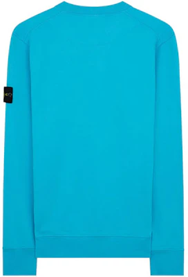 스톤 아일랜드 염색 크루넥 스웻셔츠 컴패스 패치 터키석 남성 의류. 741563051-V0042 Lookbook 스톤 아일랜드 염색 크루넥 스웻셔츠 컴패스 패치 터키석 남성 의류. 741563051-V0042