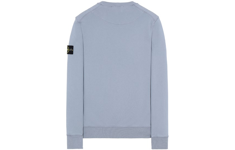 STONE ISLAND Garment Dyed Crewneck Sweatshirt Compass Patch Pink Blue Menswear 741563051-V0046 圖 3
