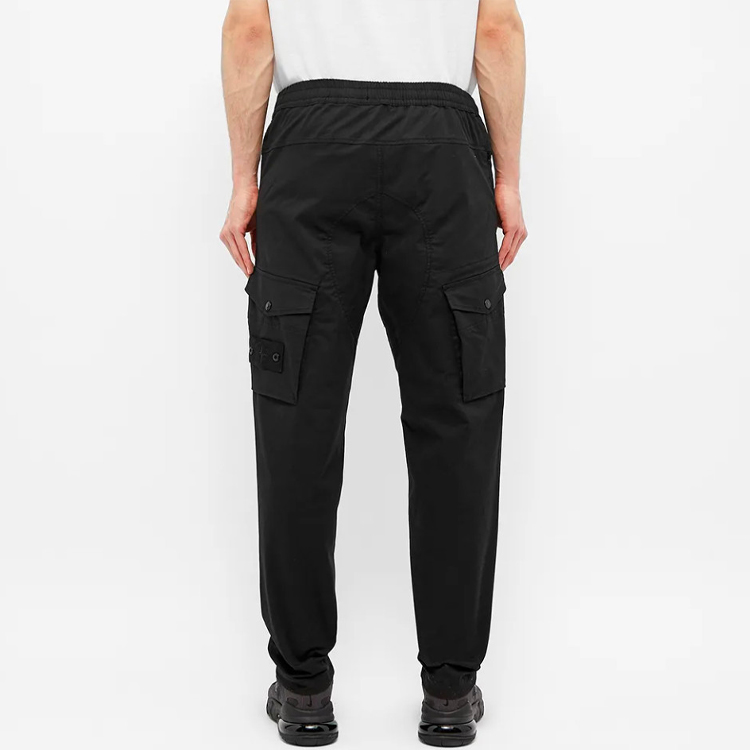 Sizing ストーンアイランド ゴースト カーゴパンツ ブラック レーベル 作業用トラウザーズ 7215310F2-V0029