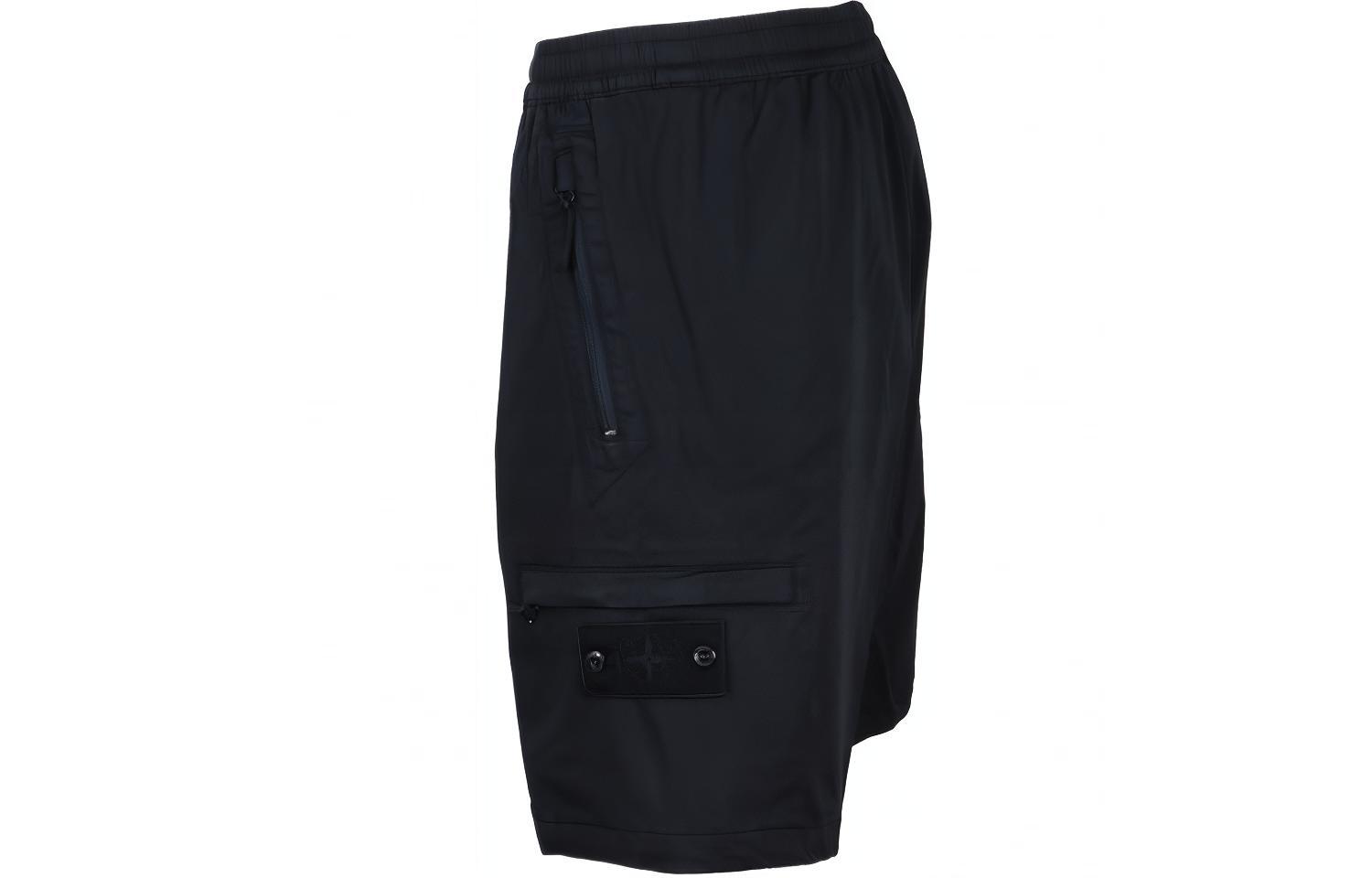 STONE ISLAND Ghost Pieces Black Label Casual Shorts Men’s Black. 7415L06F2-V0029 圖 4