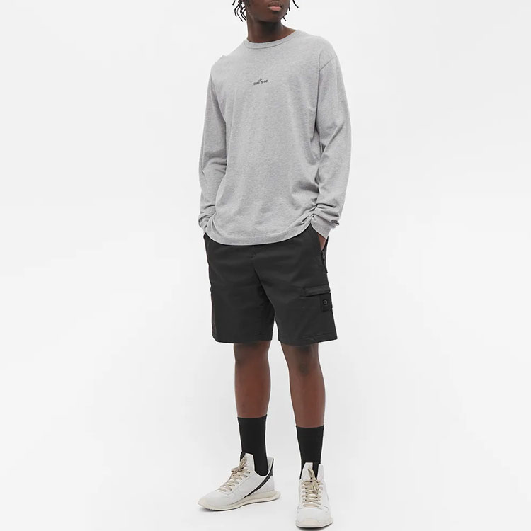 STONE ISLAND Ghost Pieces Black Label Casual Shorts Men’s Black. 7415L06F2-V0029 圖 5