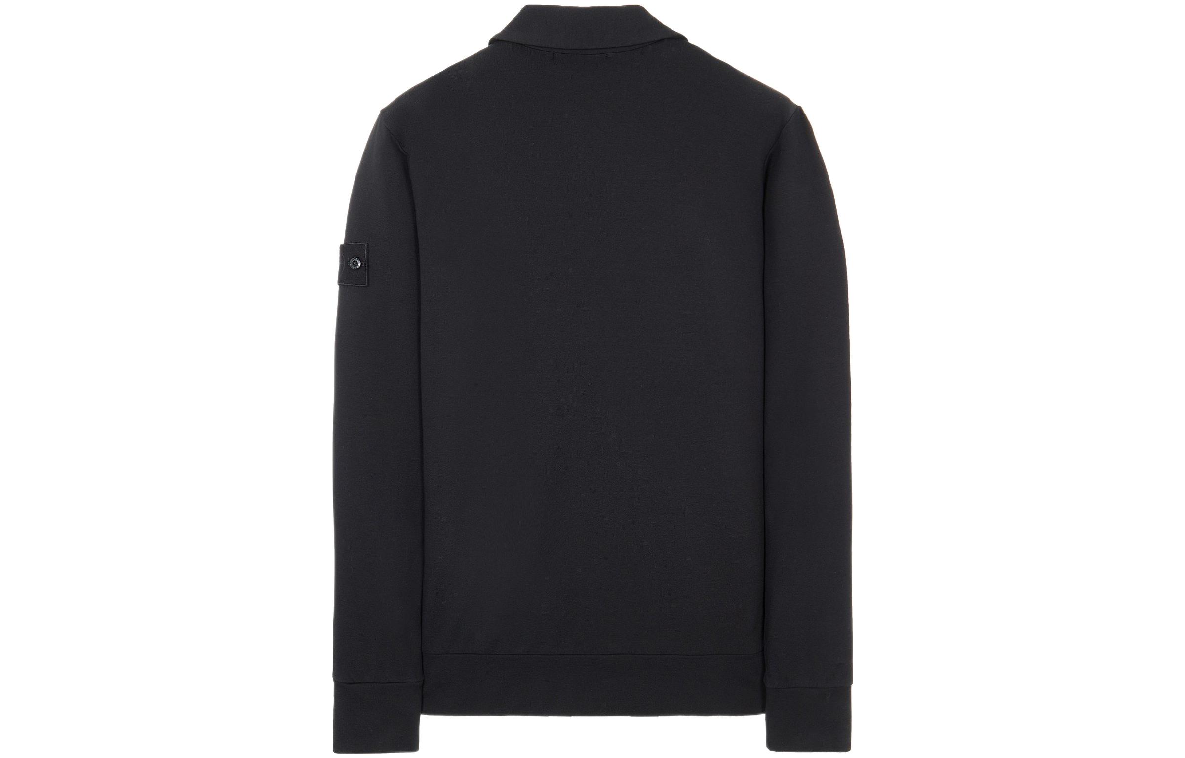 Lookbook ストーンアイランド ゴーストピース ブラックラベル ハーフジップジャケット メンズ 黒 7615629F3-V0029