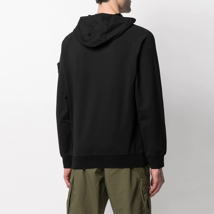 Purchase Stone Island Ghost Pieces 黑標連帽衫 男士黑色款 7415653F3-V0029