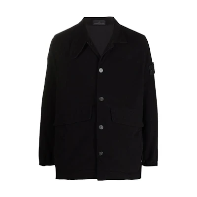 Stone Island Ghost Pieces Black Label Jacket Black 7515A02F3-V0029