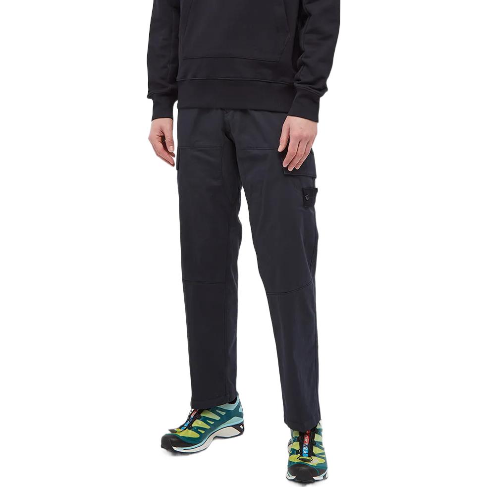 Stone Island Ghost Pieces Black Label Navy Blue Casual Straight Cargo Pants Men 7515312F2-V0020 圖 4