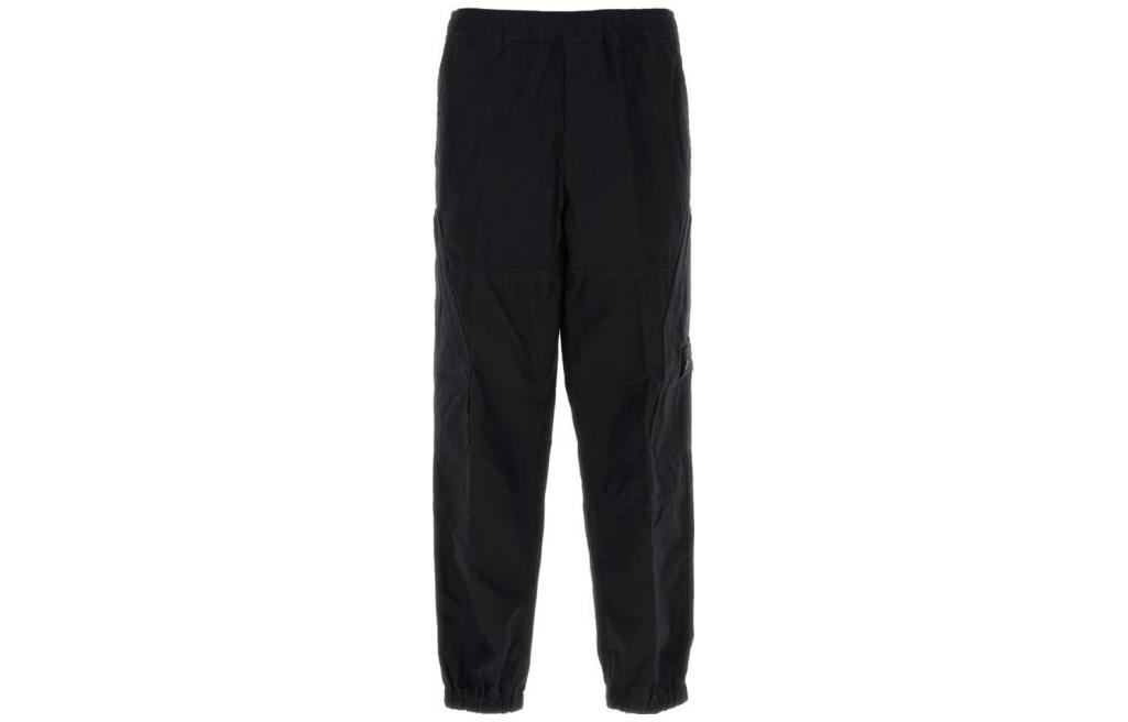 Stone Island Ghost Pieces Black Label Side Zip Straight Leg Casual Pants Black Mens. 7915308F1-V0029 圖 2
